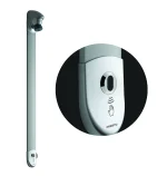 PRESTO DL 400 E electronic sensor shower tap with wall-mounted aluminium shower column