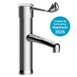 PRESTO MODUL’MIX SAFE+ thermostatic washbasin mixer tap H100 with fixed spout for healthcare facilities